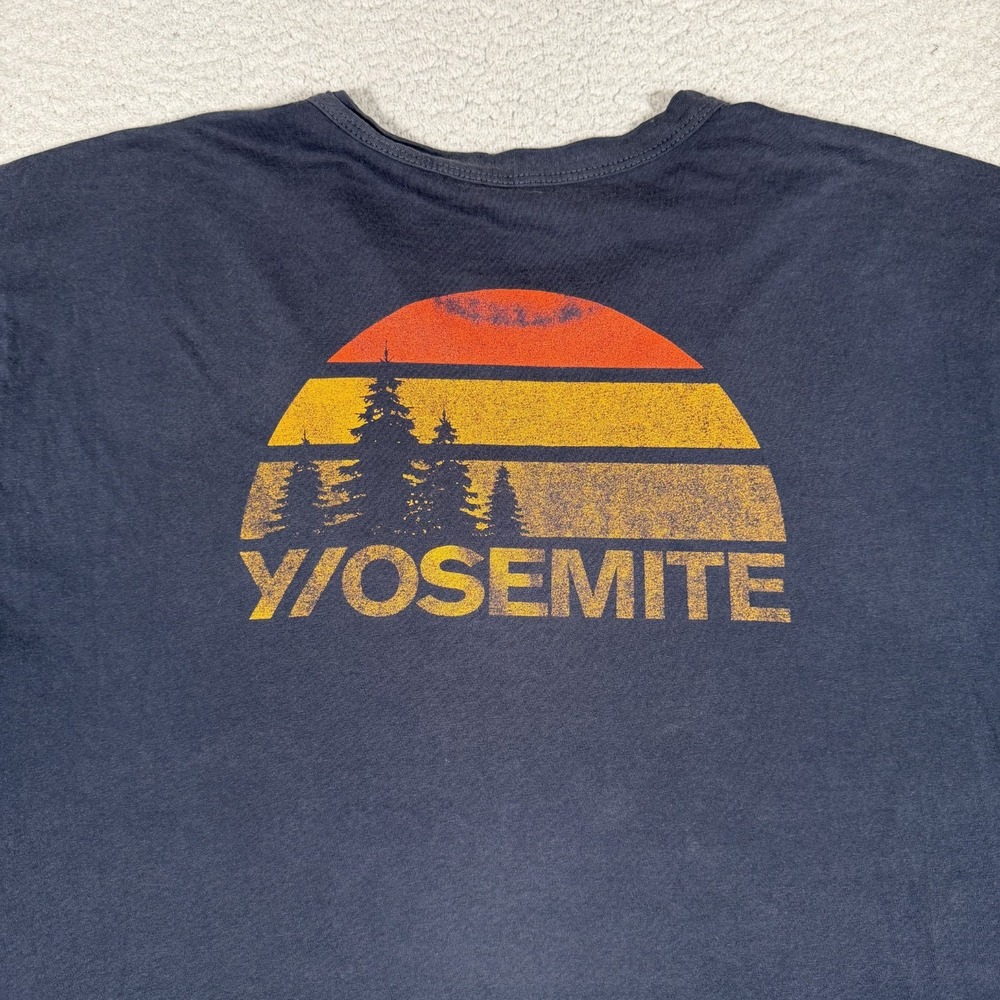 James Perse Shirt Mens 4 XL Blue Yosemite 100% Cotton Tee Casual Preppy USA Made